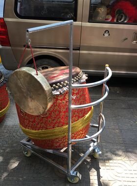 鼓架14寸16寸18寸20寸鼓车锣鼓架南狮锣鼓架配套舞狮醒狮锣鼓架