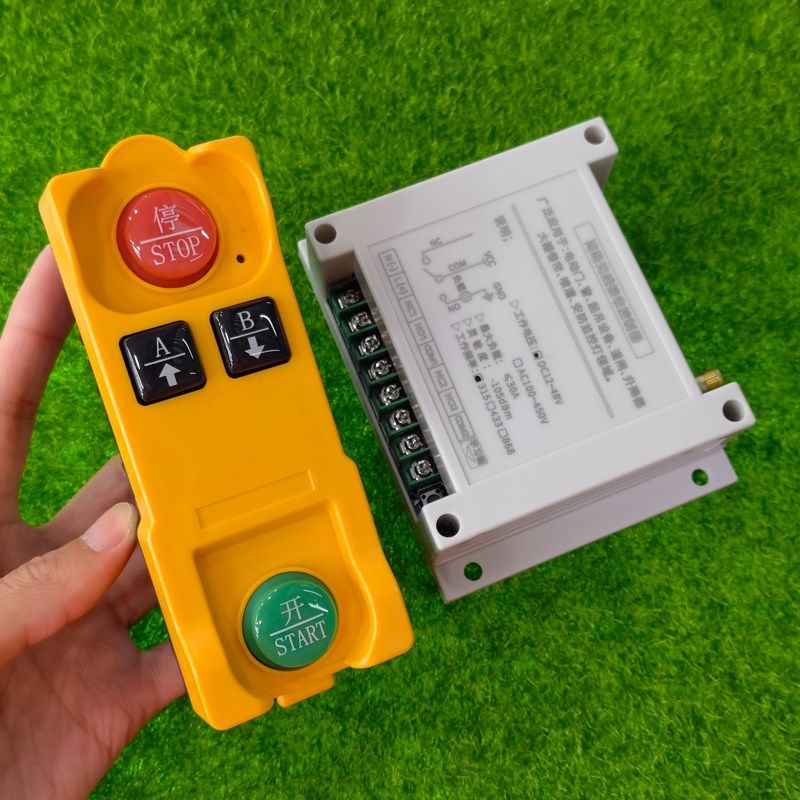 220V 380V12V-48V宽电压工控两路遥控开关 水泵 电面电源智能遥控