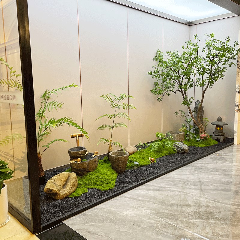 仿真马醉木假植物造景大型室内装饰绿植假吊钟树橱窗天井简约景观