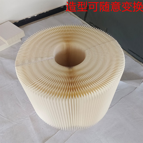 婚庆纸质甜品展台 可拉伸米白色展台陈列架