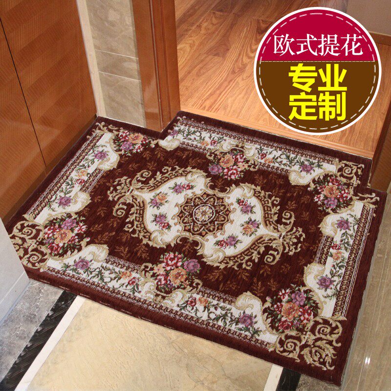 欧式加厚地垫门垫进门前入户大门口脚垫垫子门厅家用地毯定制裁剪