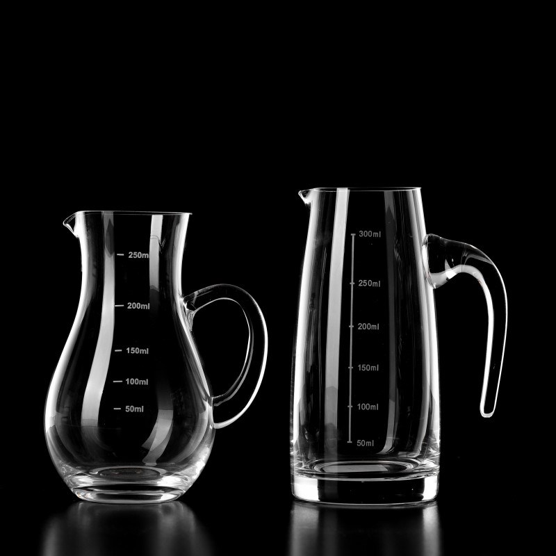 家用饭店用白酒分酒器套装量酒器小号白酒杯玻璃壶洋酒红酒分酒壶