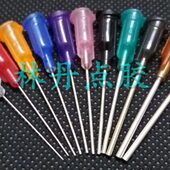 点胶针头1英寸不锈钢塑料螺口精密点胶针头工业平口针头100支 包邮