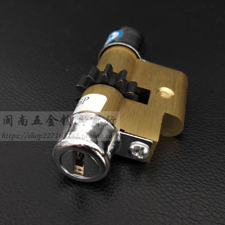 超C级内外铣槽叶片锁芯 老式春天防盗门锁 保德安A14型11齿轮86mm