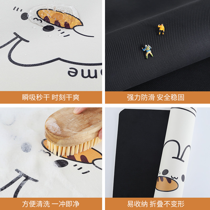 厨房沥水垫日式可擦免洗硅藻泥桌面垫隔热防烫干燥垫洗手台吸水垫