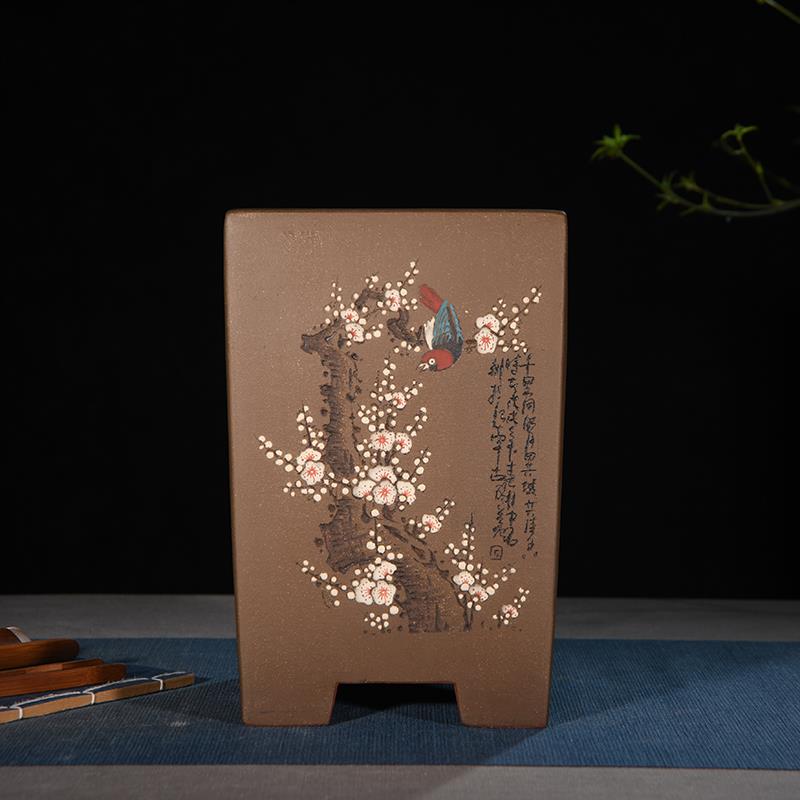 紫砂兰花盆多肉花盆陶瓷创意植物古典粗陶绿植月季吊兰花盆装饰盆