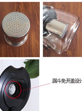 玻璃保温壶茶吧机茶炉配件泡茶水壶免开盖大容量加热加厚玻璃壶