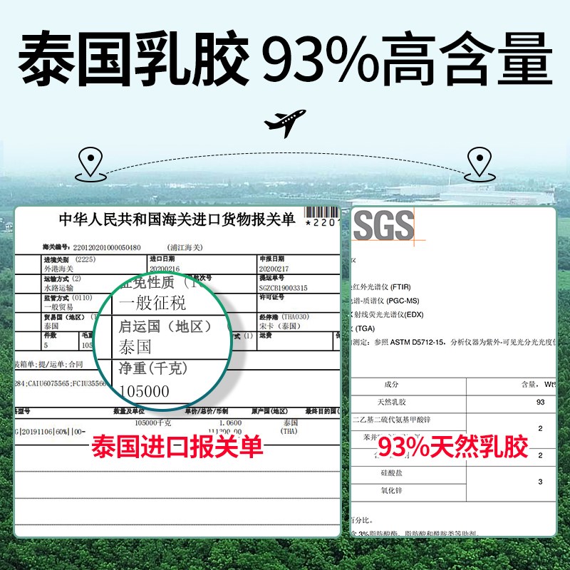 梦之蜜儿童乳胶枕幼儿园枕头宝宝透气婴儿颈椎枕乳胶枕头儿童低枕