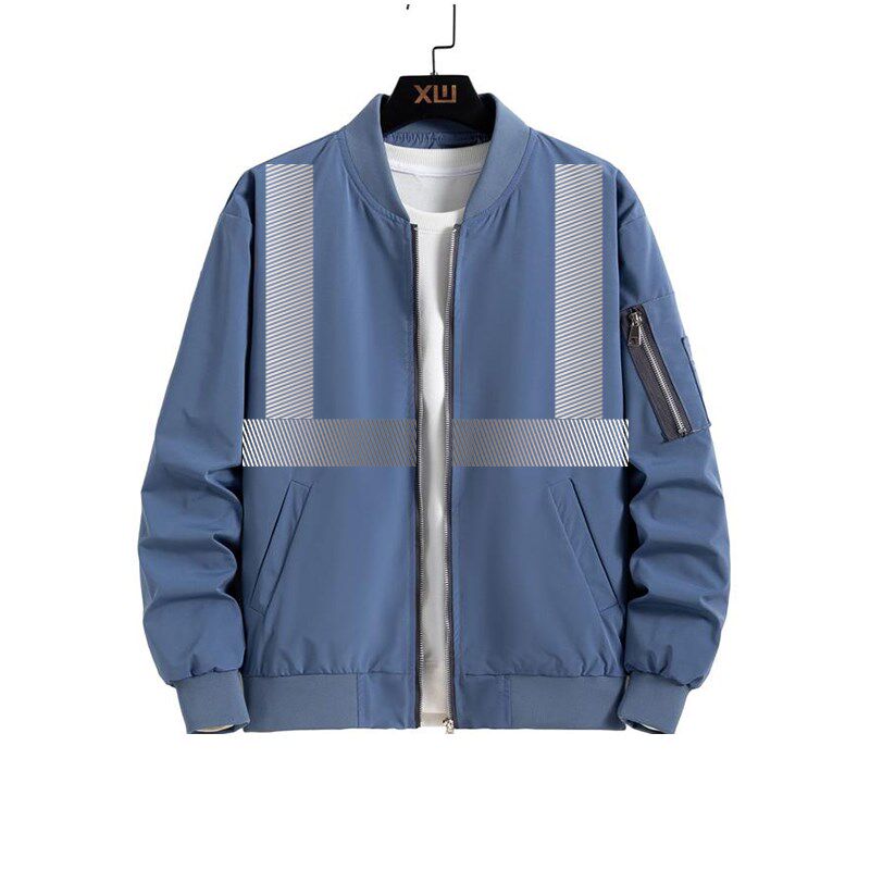 地盘风褛反光服 秋冬外套定制  建筑风衣夹克 飞行服施工服订做