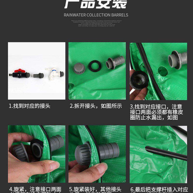 存水桶家用带盖储水户外大容量接水装水便携式塑料伸缩蓄水折叠桶
