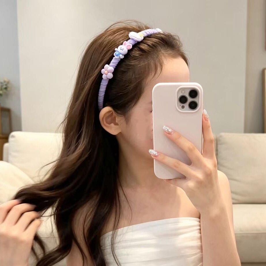 儿童夏季碎发神器发箍网红发卡头饰小女孩头箍带齿防滑女童发饰