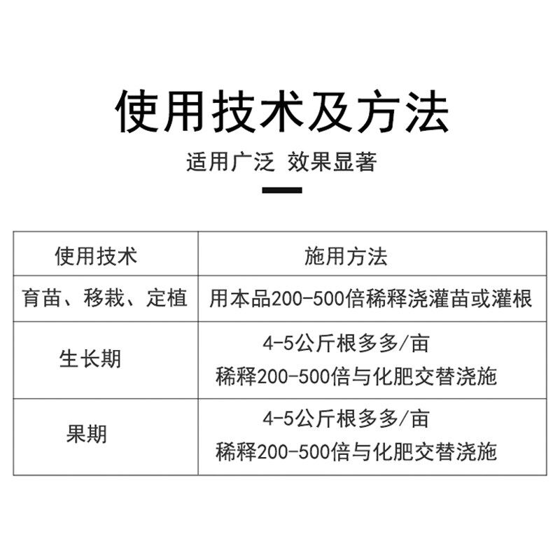 黄瓜生根剂生根壮苗剂黄瓜苗快速发根壮根专用灌根营养液水溶肥料