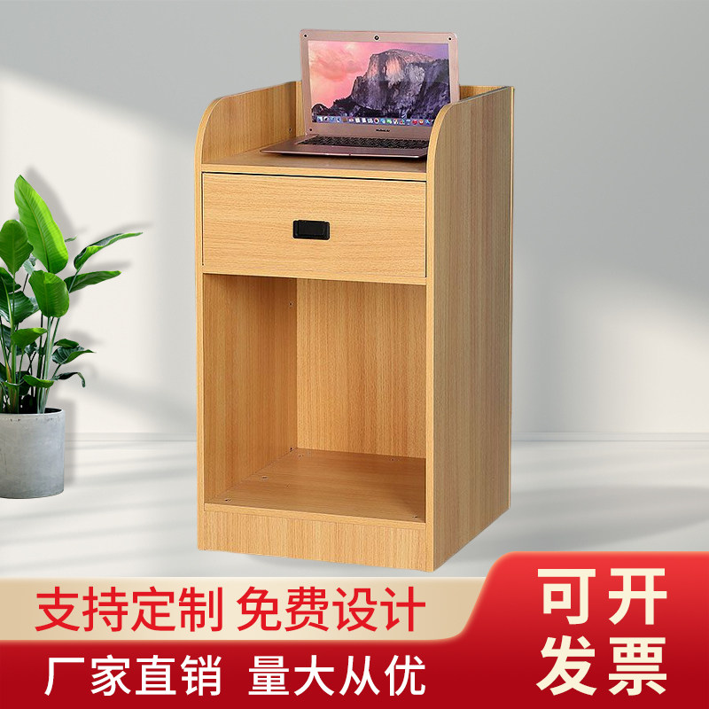 简约现代小型收银柜台柜台美容院美发店服装店超市饭店电脑吧台定