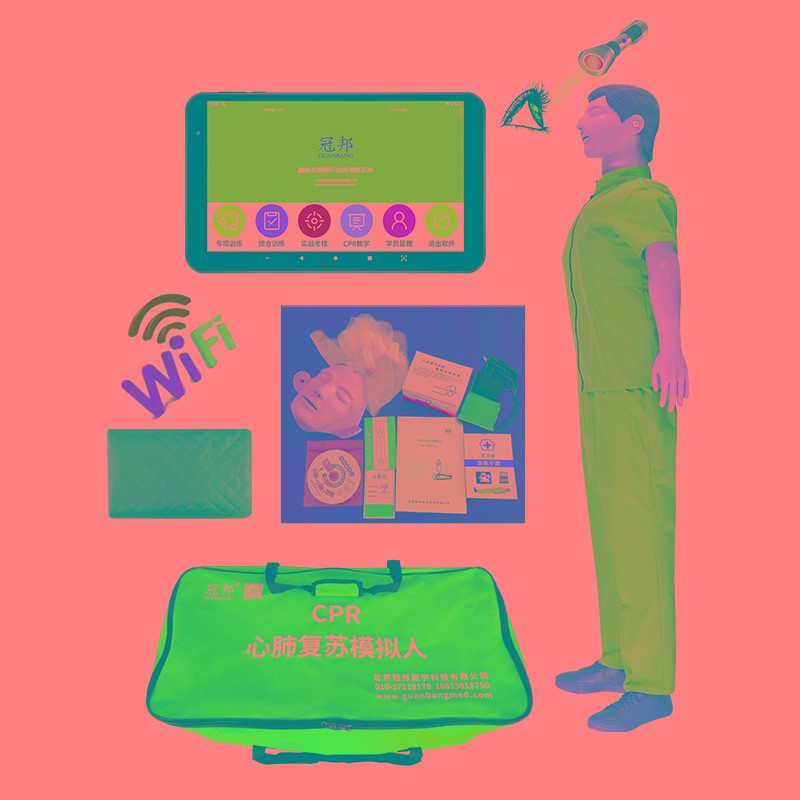 心肺复苏模拟人急救橡皮人医学用人体教学模型人工呼吸假人模拟人