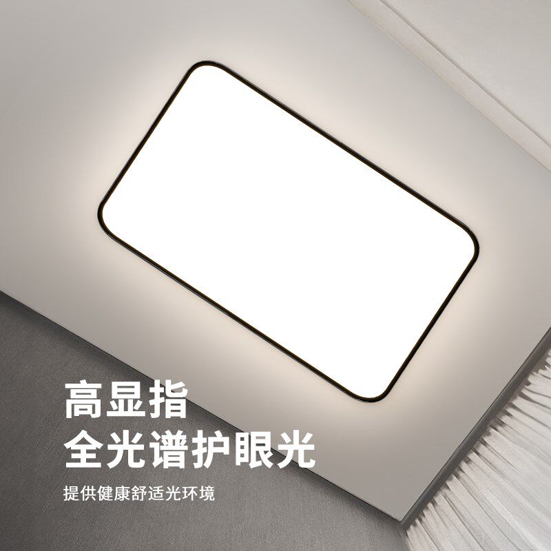 客厅主灯吸顶灯轻奢高级感led超亮2025新款意式极简灯具全屋套餐