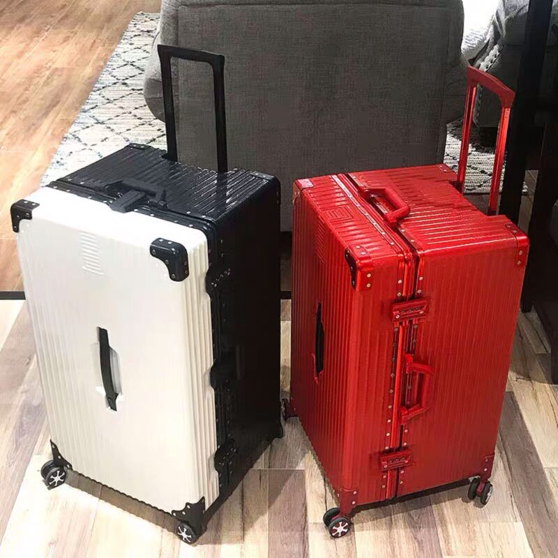 行李箱女29寸超大容量铝框拉杆箱结实耐用加厚旅行箱男密码皮箱子