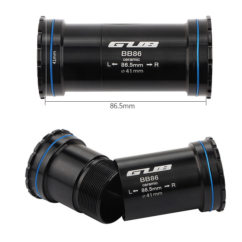 GUB BB8624自行车陶瓷中轴对锁压入 适五通内径41mm宽度86.5-92mm