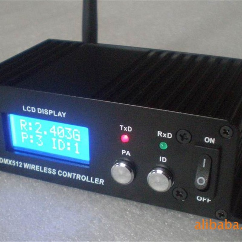 包邮 数字显示DMX512无线收发器 激光舞台灯光控制 DMX无线控制器