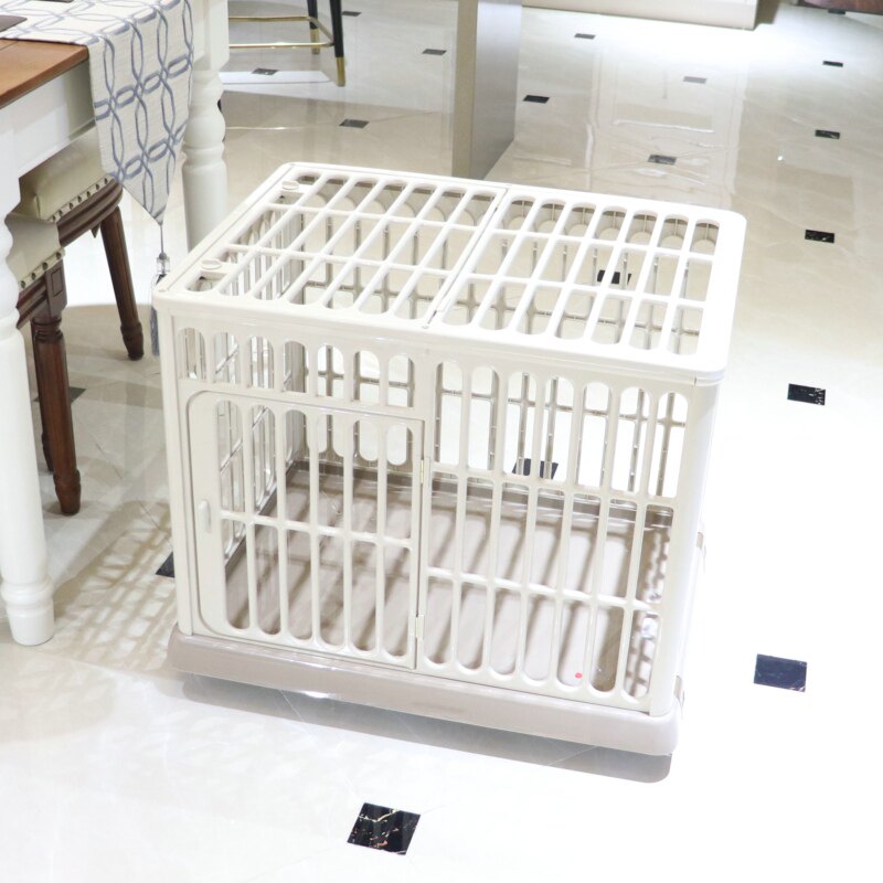 中小型犬狗笼子泰迪比熊用树脂笼塑料宠物兔笼子可拆卸配件猫狗居