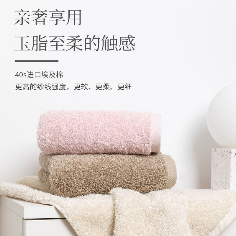 埃及棉毛巾浴巾礼盒三件套家用纯棉吸水大浴巾不易掉毛柔软洗脸巾