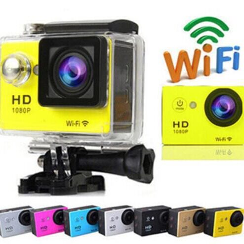 凌阳SJ4000wifi高清户外运动摄像机1080P运动DV相机1200w像素