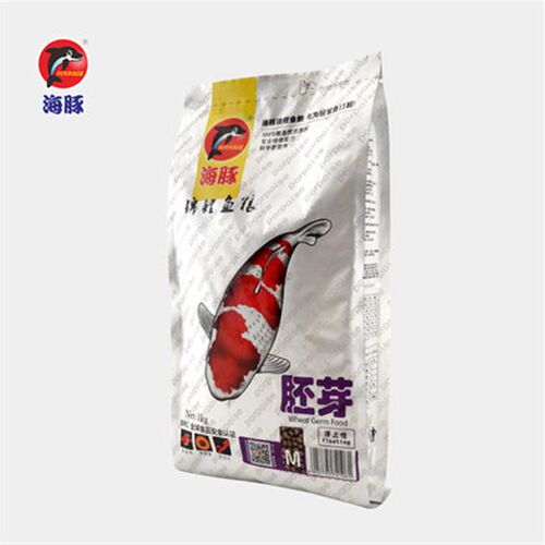 海豚5千克锦鲤鱼食鱼粮饲料螺旋藻颗粒锦鲤金鱼粮观赏鱼锦鲤饲料