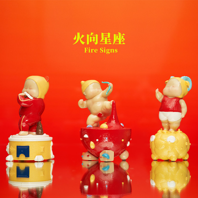 稀奇艺术 《十二星座》艺术桌面摆件创意小雕塑生日礼物礼盒包装
