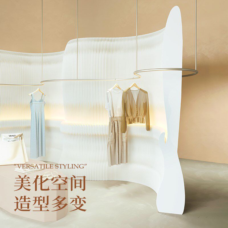 十八纸屏风办公室隔断假墙可移动房间遮挡卧室隔板美容院简易围栏