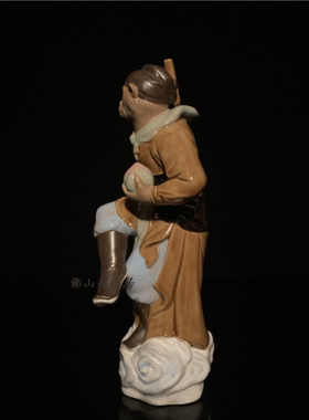 石湾公仔陶瓷摆件创意工艺品客厅摆设大师精品人物摆件礼品孙悟空