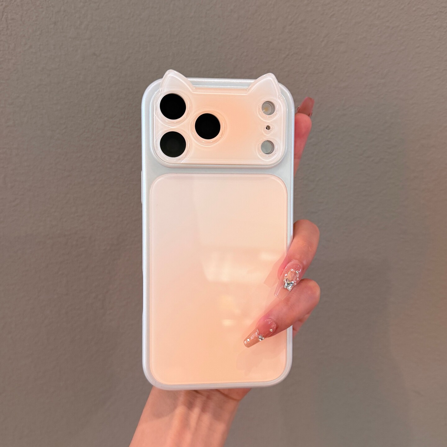 ins可爱猫耳朵适用iPhon手机保护套/壳