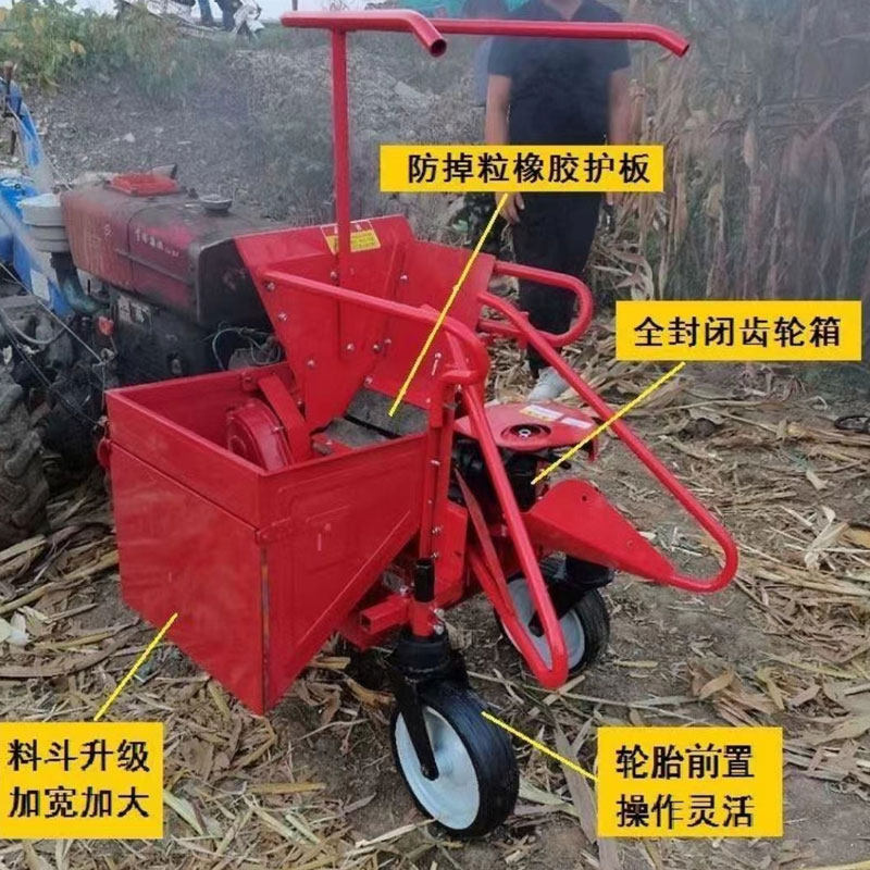 家用玉米收割一体机 小型旋耕粉碎割台 常柴195型农业收获机