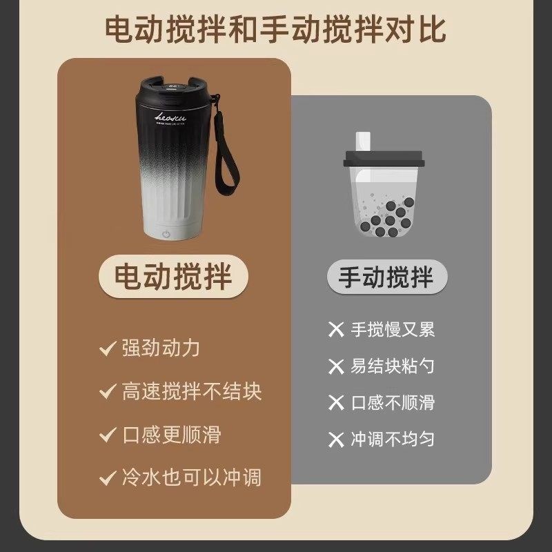 全自动搅拌杯电动25新款咖啡豆浆保温充电高档摇摇水杯子女豆浆