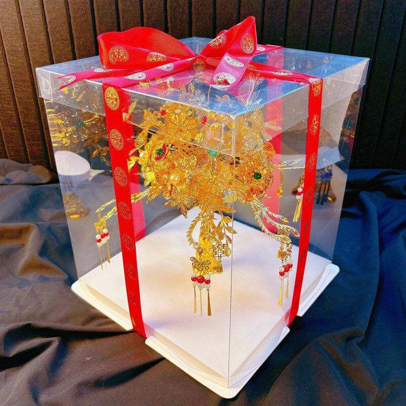 新娘手捧花高级秀禾闺蜜结婚礼物婚礼diy材料包手工制作金色新婚
