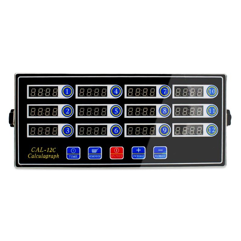 宗周汉堡店厨房八段8八通道记计时器定时器提醒器秒表开发票