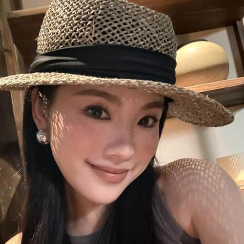 绅士素人感~法式复古镂空水草编平顶礼帽女春夏度假防晒遮阳草帽