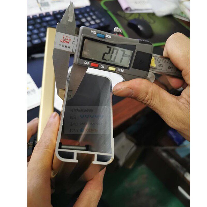 捷顺道闸杆捷停车土豪金80*40新款栅栏小区停车场挡车杆门卫拦杆