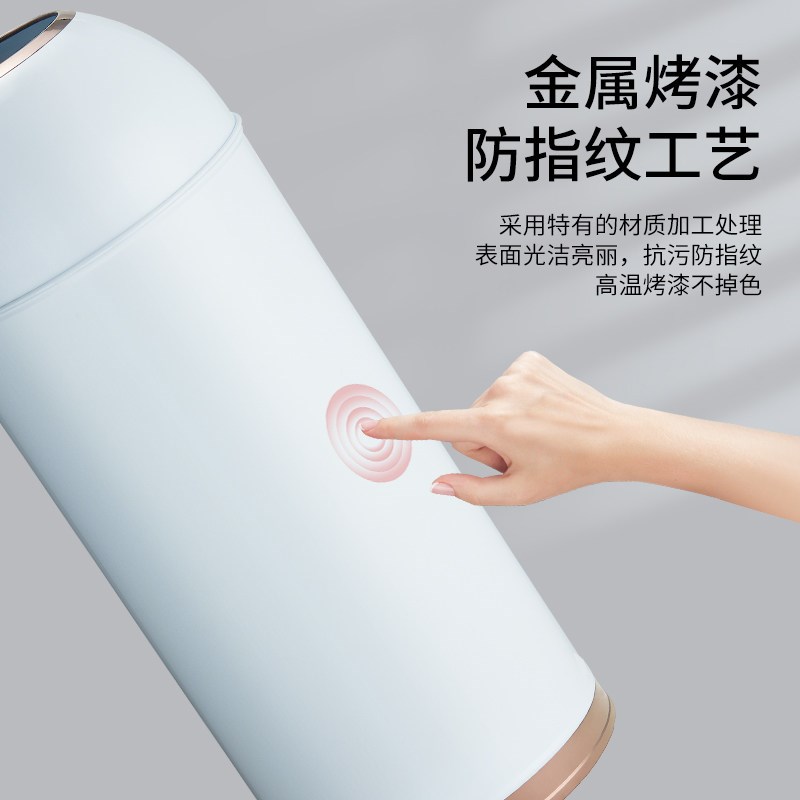 圆形无盖垃圾桶商用商场咖啡厅不锈钢垃圾桶定制专用子弹头收纳桶