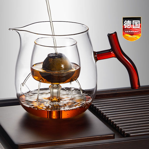 玻璃小青柑专用泡茶壶茶水分离