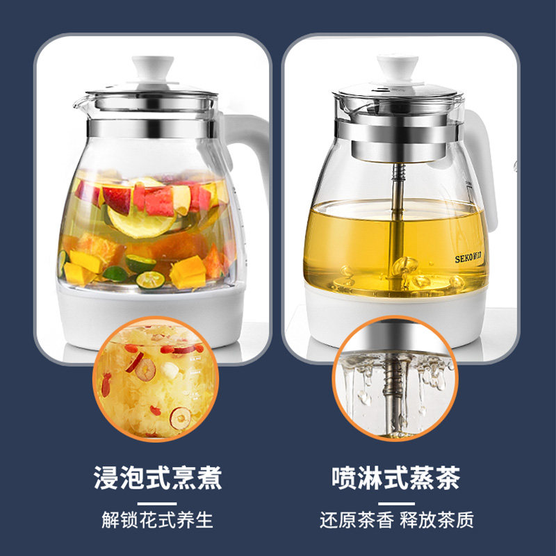 新功W34全自动底部上水电热水壶玻璃烧水壶泡茶专用煮茶壶电茶炉