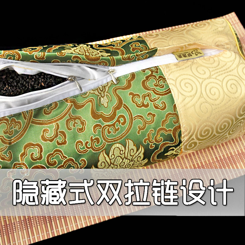 中国风中式仿古枕头宫廷复古长方枕苦荞麦古代单人助睡眠护颈椎枕