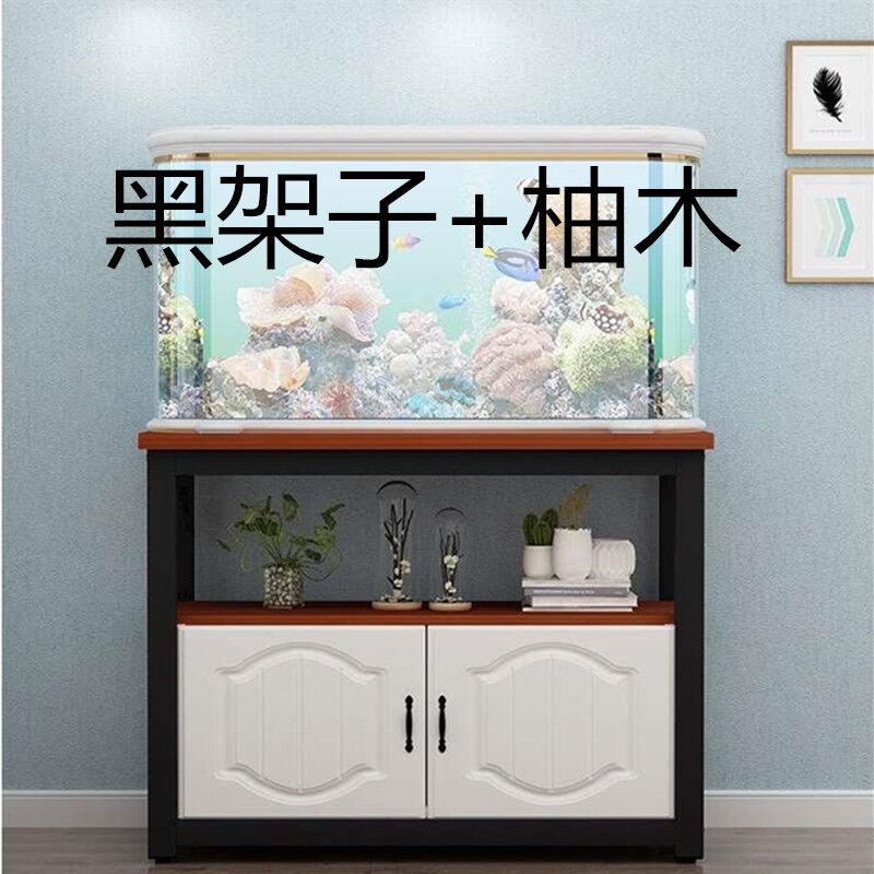 鱼缸柜子架子放鱼缸的架子鱼缸底座底柜定做承重客厅简易铁艺小型