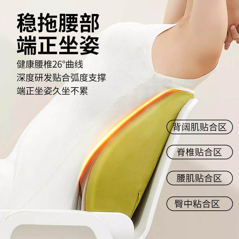 腰部按摩器女生便携办公室座椅按摩垫理疗带生日礼物按摩靠垫揉捏