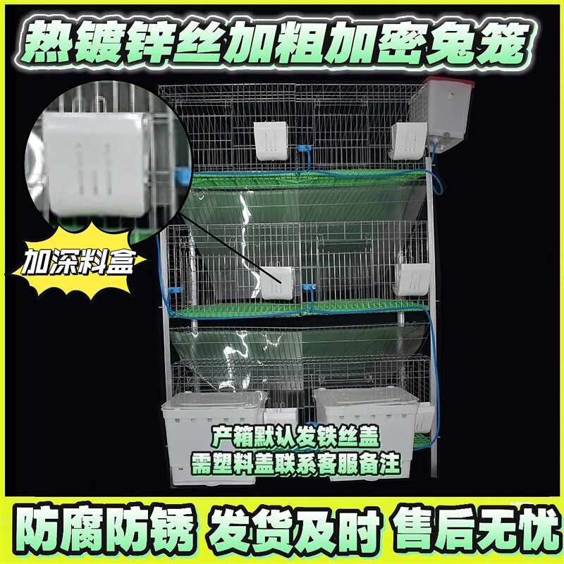 兔子笼子养殖专用自动清粪特大号家用新型母兔繁殖养兔子专用兔笼
