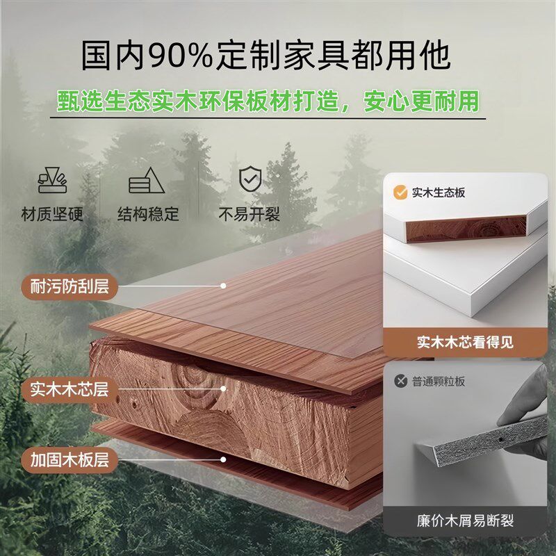 可定制80高实木电脑桌卧室家用学习桌长方形办公桌台式电竞桌书桌