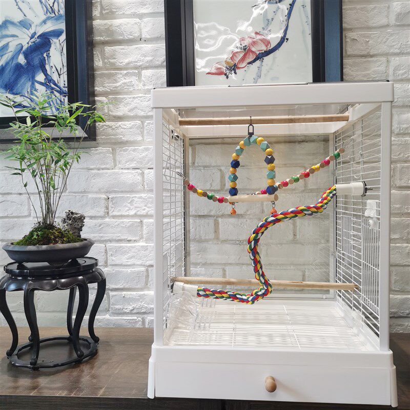 达洋鸟笼八哥虎皮玄风文鸟牡丹珍珠鹦鹉高端鸟笼画眉笼家用繁殖笼