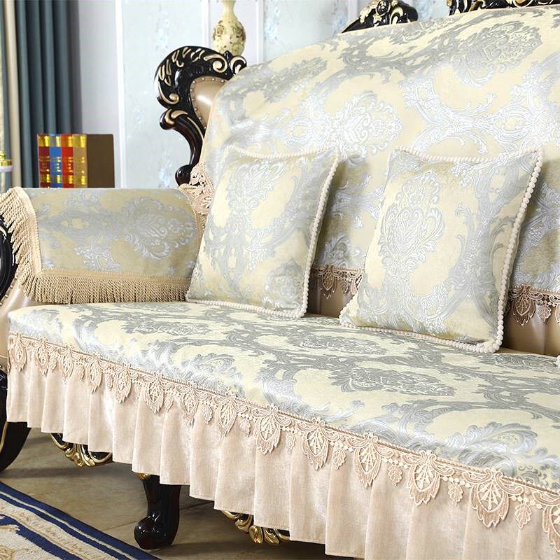 欧式沙发垫组合防滑坐垫靠背全包罩套四季通用2024新款轻奢高级感