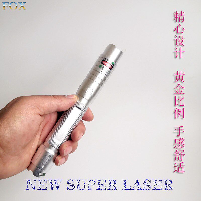 超亮FOX大功率绿色激光灯手电大液晶屏10000教练定点指挥救援白天