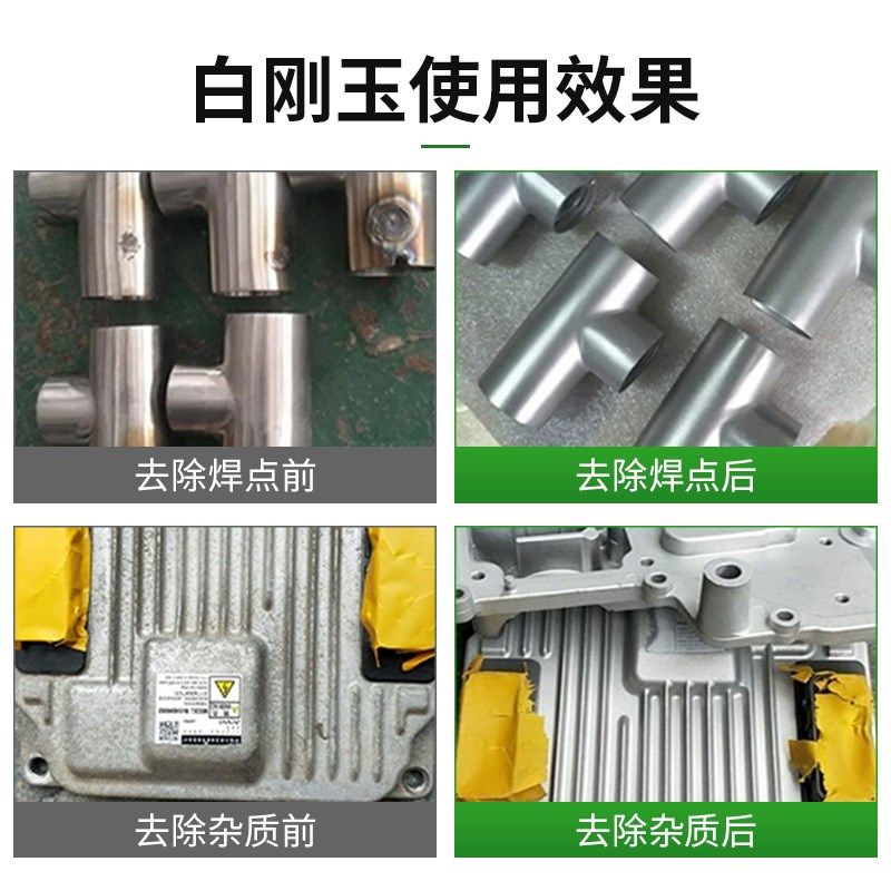 白刚玉砂磨料磨具喷砂除锈沙子氧化铝微粉除锈耐高温喷砂机专用沙