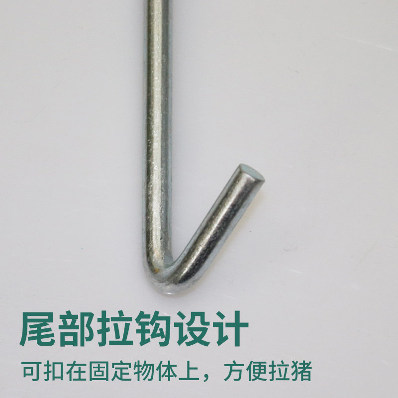 牧多多不锈钢猪用保定器金属套猪器养殖场栓猪器保定钢丝绳猪套嘴