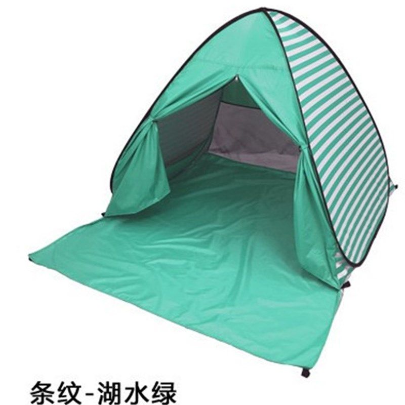 全自动户外双人沙滩帐篷速开防晒遮阳棚钓鱼帐儿童室内简易帐篷